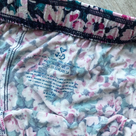 SOLD——Floral PJ Shorts - Picture 3 of 3